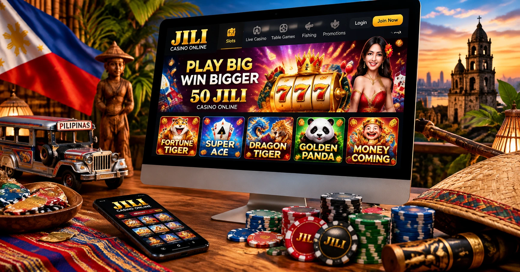 Exploring the Excitement of 50 jili casino online and Its Popularity in the Philippines - image 1 Exploring the Excitement of 50 jili casino online and Its Popularity in the Philippines - image 1